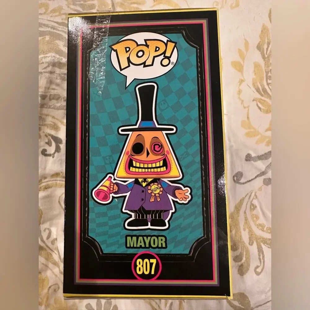 NIB Funko Pop! Disney: The Nightmare Before Christmas - Mayor (Blacklight) # 807 - Picture 4 of 6